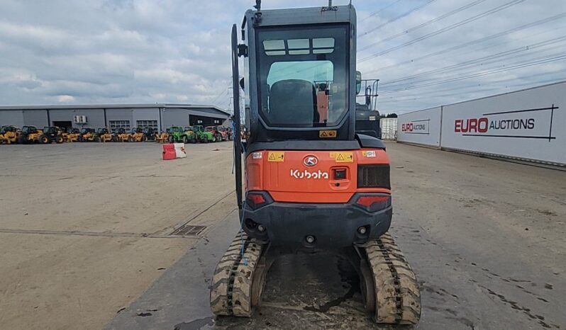 2016 Kubota U27-4 Mini Excavators For Auction: Leeds, UK – 30th April, 1st, 2nd & 3rd May 25 full