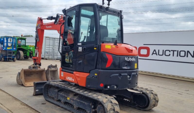 2023 Kubota U50-5 Mini Excavators For Auction: Leeds, UK – 30th April, 1st, 2nd & 3rd May 25 full