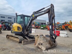 2022 Volvo ECR50F Mini Excavators For Auction: Leeds, UK – 30th April, 1st, 2nd & 3rd May 25 full