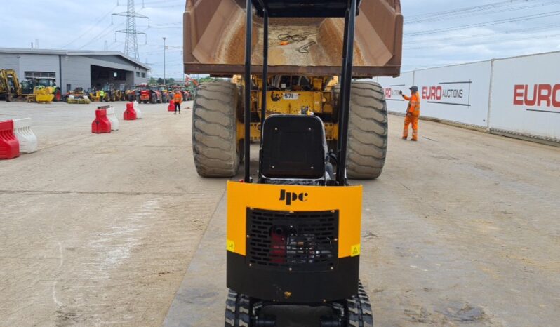 Unused 2024 JPC HT12 Micro Excavators For Auction: Leeds, UK – 30th April, 1st, 2nd & 3rd May 25 full
