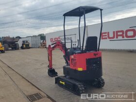 Unused 2024 JPC HT12 Micro Excavators For Auction: Leeds, UK – 30th April, 1st, 2nd & 3rd May 25 full