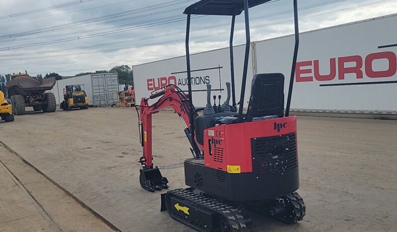 Unused 2024 JPC HT12 Micro Excavators For Auction: Leeds, UK – 30th April, 1st, 2nd & 3rd May 25 full