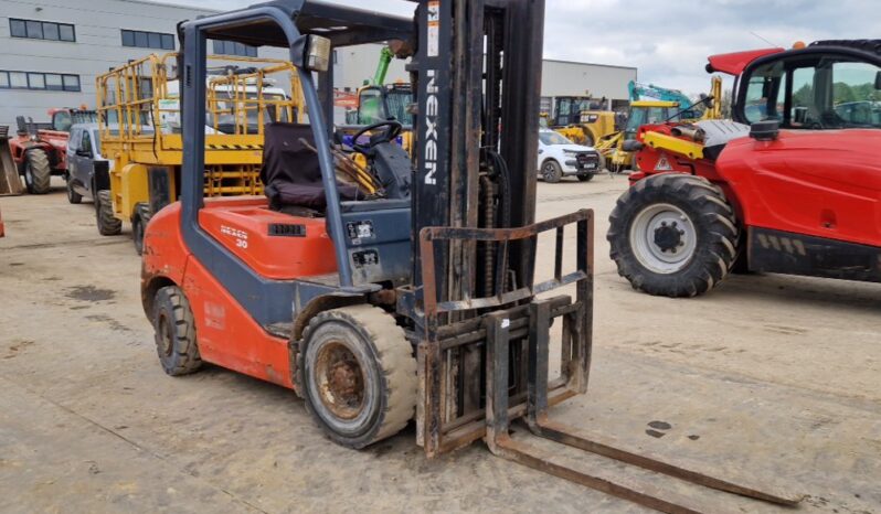 Nexen FD30 Forklifts For Auction: Leeds, UK – 30th April, 1st, 2nd & 3rd May 25 full