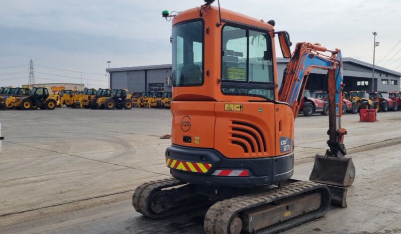 2018 Doosan DX27Z Mini Excavators For Auction: Leeds, UK – 30th April, 1st, 2nd & 3rd May 25 full