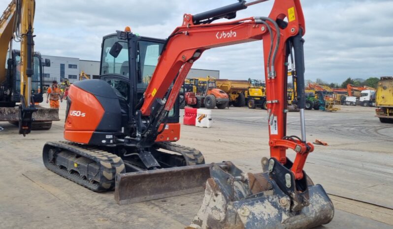 2023 Kubota U50-5 Mini Excavators For Auction: Leeds, UK – 30th April, 1st, 2nd & 3rd May 25 full