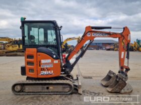 2019 Hitachi ZX26U-6 CR Mini Excavators For Auction: Leeds, UK – 30th April, 1st, 2nd & 3rd May 25 full