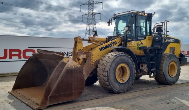 2019 Komatsu WA480-8 Wheeled Loaders For Auction: Leeds, UK – 30th April, 1st, 2nd & 3rd May 25