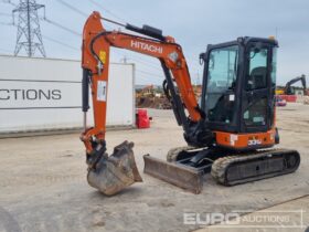 2022 Hitachi ZX33U-6 CLR Mini Excavators For Auction: Leeds, UK – 30th April, 1st, 2nd & 3rd May 25