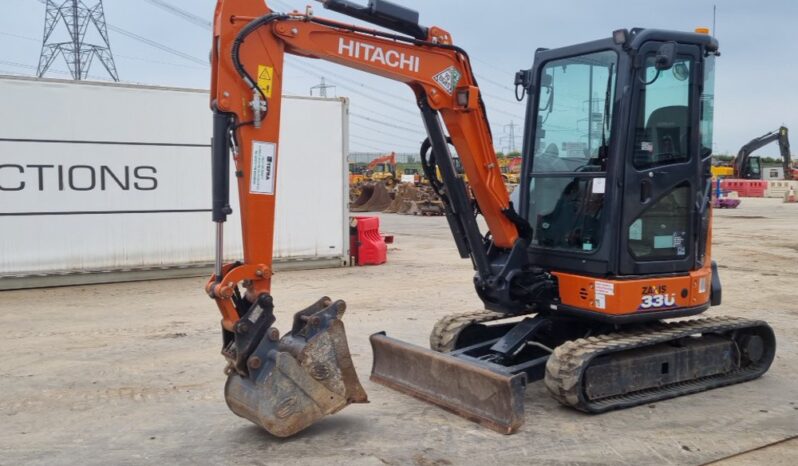 2022 Hitachi ZX33U-6 CLR Mini Excavators For Auction: Leeds, UK – 30th April, 1st, 2nd & 3rd May 25