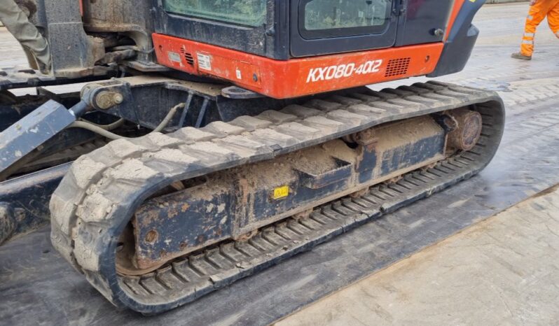 2020 Kubota KX080-4A2 6 Ton+ Excavators For Auction: Leeds, UK – 30th April, 1st, 2nd & 3rd May 25 full
