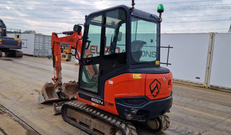 2020 Kubota KX027-4 Mini Excavators For Auction: Leeds, UK – 30th April, 1st, 2nd & 3rd May 25 full