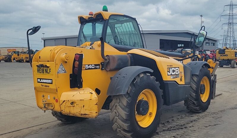 2018 JCB 540-140 Hi Viz Telehandlers For Auction: Leeds, UK – 30th April, 1st, 2nd & 3rd May 25 full