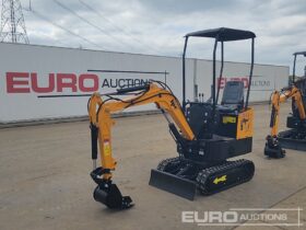 Unused 2024 JPC HT12 Micro Excavators For Auction: Leeds, UK – 30th April, 1st, 2nd & 3rd May 25