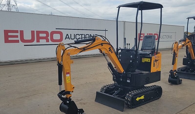 Unused 2024 JPC HT12 Micro Excavators For Auction: Leeds, UK – 30th April, 1st, 2nd & 3rd May 25
