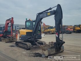 2019 Volvo ECR58D Mini Excavators For Auction: Leeds, UK – 30th April, 1st, 2nd & 3rd May 25 full