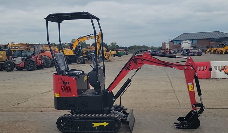 Unused 2024 JPC HT12 Micro Excavators For Auction: Leeds, UK – 30th April, 1st, 2nd & 3rd May 25 full