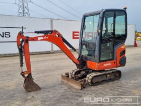 2016 Kubota KX016-4 Mini Excavators For Auction: Leeds, UK – 30th April, 1st, 2nd & 3rd May 25