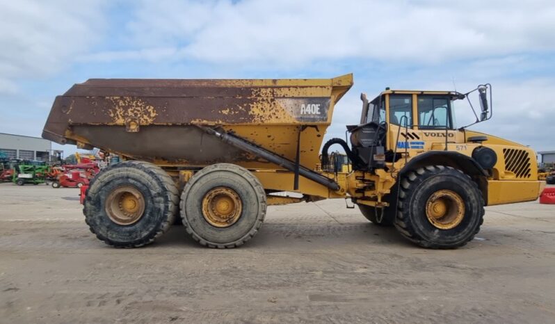 Volvo A40E Articulated Dumptrucks For Auction: Leeds, UK – 30th April, 1st, 2nd & 3rd May 25 full