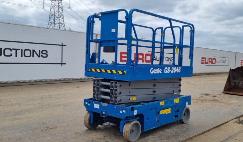 2019 Genie GS2646 Manlifts For Auction: Leeds, UK – 30th April, 1st, 2nd & 3rd May 25