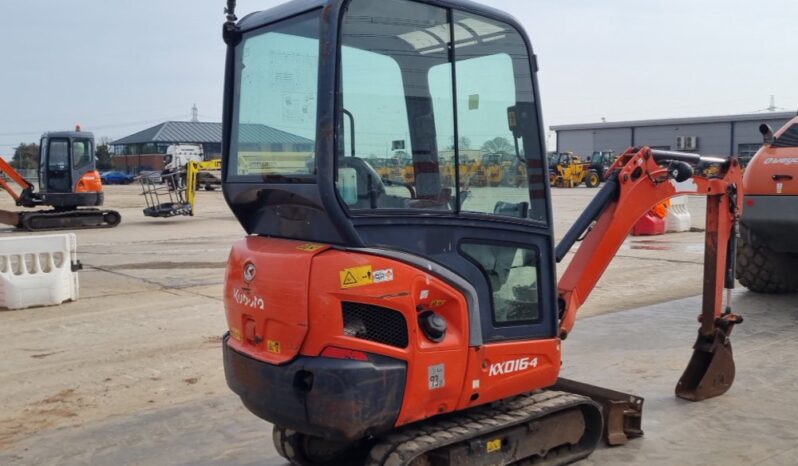 2016 Kubota KX016-4 Mini Excavators For Auction: Leeds, UK – 30th April, 1st, 2nd & 3rd May 25 full