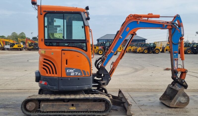 2018 Doosan DX27Z Mini Excavators For Auction: Leeds, UK – 30th April, 1st, 2nd & 3rd May 25 full