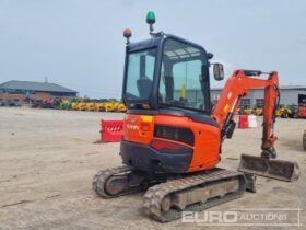 2016 Kubota U27-4 Mini Excavators For Auction: Leeds, UK – 30th April, 1st, 2nd & 3rd May 25 full