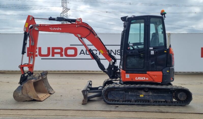 2023 Kubota U50-5 Mini Excavators For Auction: Leeds, UK – 30th April, 1st, 2nd & 3rd May 25 full