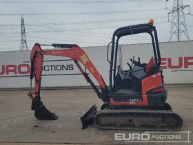 2016 Kubota U27-4 Mini Excavators For Auction: Leeds, UK – 30th April, 1st, 2nd & 3rd May 25 full