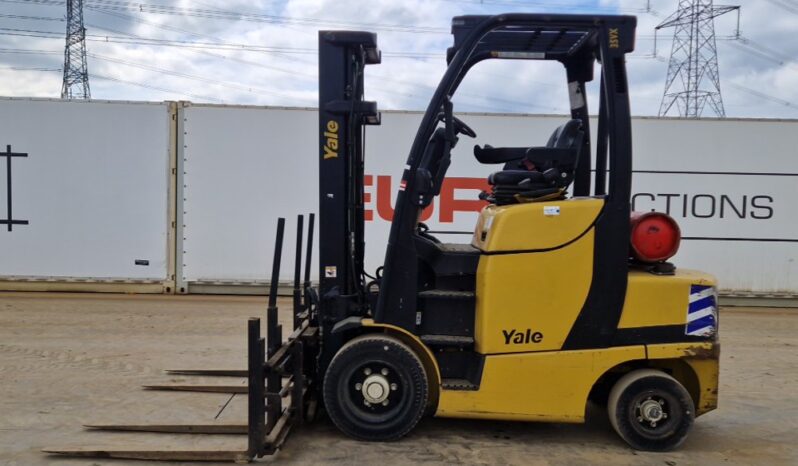 Yale GLP35VX Forklifts For Auction: Leeds, UK – 30th April, 1st, 2nd & 3rd May 25 full