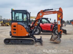 2022 Hitachi ZX33U-6 CLR Mini Excavators For Auction: Leeds, UK – 30th April, 1st, 2nd & 3rd May 25 full