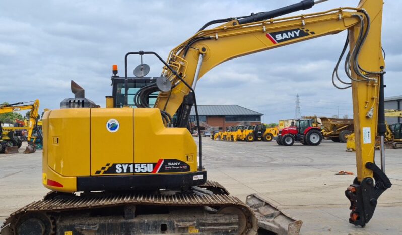 2021 Sany SY155U 10 Ton+ Excavators For Auction: Leeds, UK – 30th April, 1st, 2nd & 3rd May 25 full