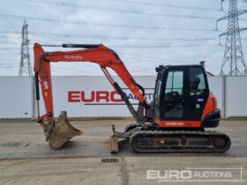 2020 Kubota KX080-4A2 6 Ton+ Excavators For Auction: Leeds, UK – 30th April, 1st, 2nd & 3rd May 25 full