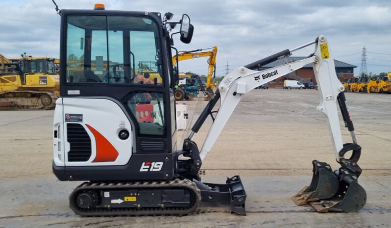 2023 Bobcat E19 Mini Excavators For Auction: Leeds, UK – 30th April, 1st, 2nd & 3rd May 25 full