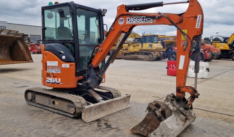 2019 Hitachi ZX26U-6 CR Mini Excavators For Auction: Leeds, UK – 30th April, 1st, 2nd & 3rd May 25 full