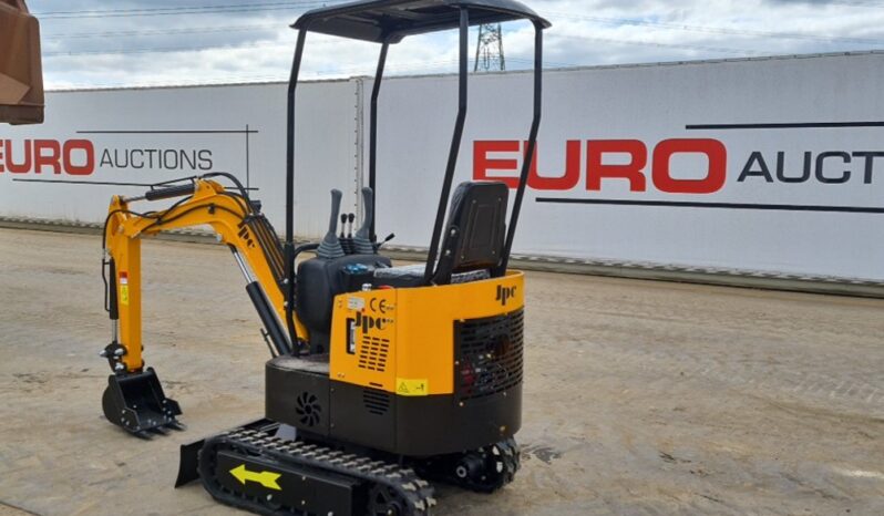 Unused 2024 JPC HT12 Micro Excavators For Auction: Leeds, UK – 30th April, 1st, 2nd & 3rd May 25 full