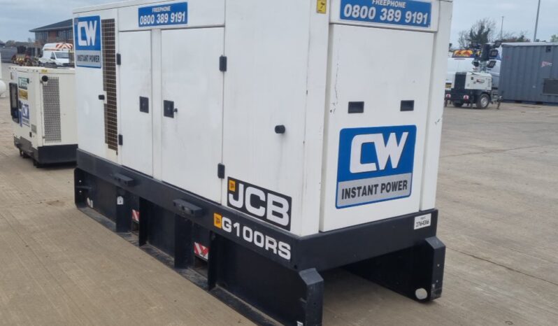 2019 JCB G100RS Generators For Auction: Leeds, UK – 30th April, 1st, 2nd & 3rd May 25 full