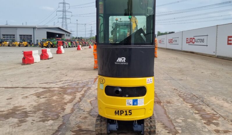 2024 Machpro MP15 Micro Excavators For Auction: Leeds, UK – 30th April, 1st, 2nd & 3rd May 25 full