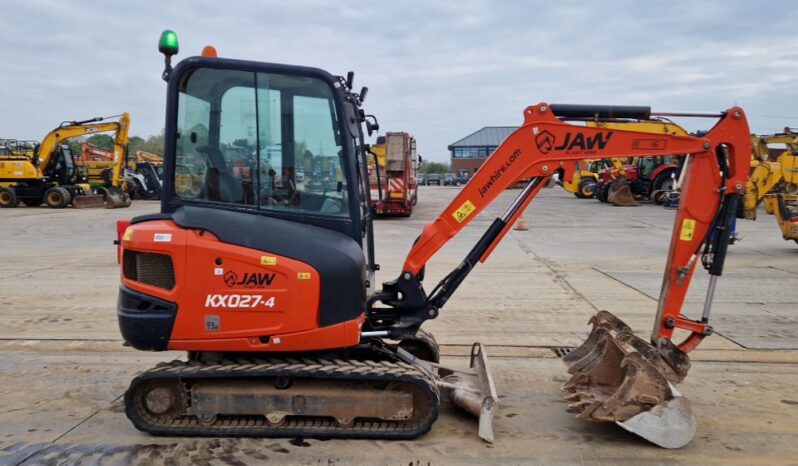 2020 Kubota KX027-4 Mini Excavators For Auction: Leeds, UK – 30th April, 1st, 2nd & 3rd May 25 full