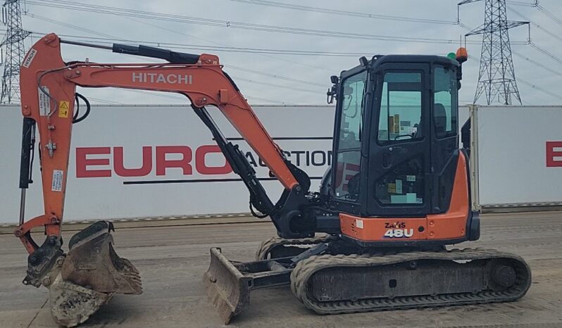 2019 Hitachi ZX48U-6 CLR Mini Excavators For Auction: Leeds, UK – 30th April, 1st, 2nd & 3rd May 25 full