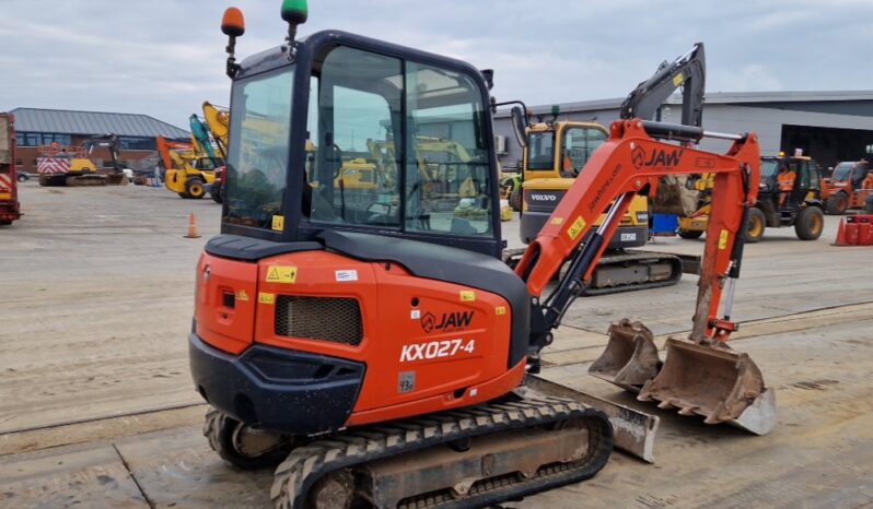 2020 Kubota KX027-4 Mini Excavators For Auction: Leeds, UK – 30th April, 1st, 2nd & 3rd May 25 full