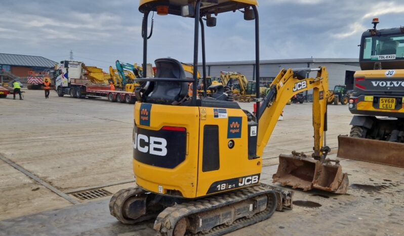 2020 JCB 18Z-1 Mini Excavators For Auction: Leeds, UK – 30th April, 1st, 2nd & 3rd May 25 full