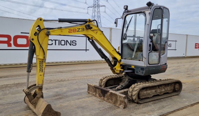 2013 Wacker Neuson 28Z3 Mini Excavators For Auction: Leeds, UK – 30th April, 1st, 2nd & 3rd May 25
