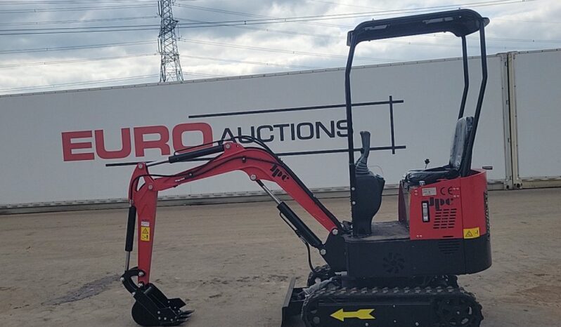 Unused 2024 JPC HT12 Micro Excavators For Auction: Leeds, UK – 30th April, 1st, 2nd & 3rd May 25 full