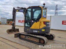 2019 Volvo ECR58D Mini Excavators For Auction: Leeds, UK – 30th April, 1st, 2nd & 3rd May 25 full