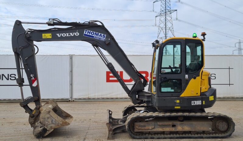 2018 Volvo ECR88D 6 Ton+ Excavators For Auction: Leeds, UK – 30th April, 1st, 2nd & 3rd May 25 full