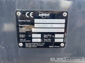 Unused Doosan DX450LC-3B 20 Ton+ Excavators For Auction: Dromore, NI – 16th & 17th May 2025 For Auction on 2025-05-17 full