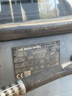 2014 Linde H50D 5 Ton Diesel Forklift Truck For Auction on 2025-05-13 Ref: 5083/8 For Auction on 2025-05-13 full