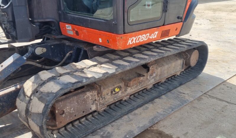 2018 Kubota KX080-4A 6 Ton+ Excavators For Auction: Leeds, UK – 30th April, 1st, 2nd & 3rd May 25 full