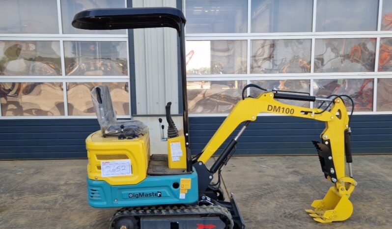 Unused 2024 DigMaster DM100 Micro Excavators For Auction: Leeds, UK – 30th April, 1st, 2nd & 3rd May 25 full