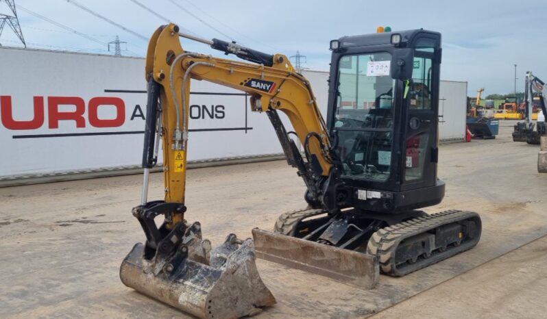 2023 Sany SY26U Mini Excavators For Auction: Leeds, UK – 30th April, 1st, 2nd & 3rd May 25